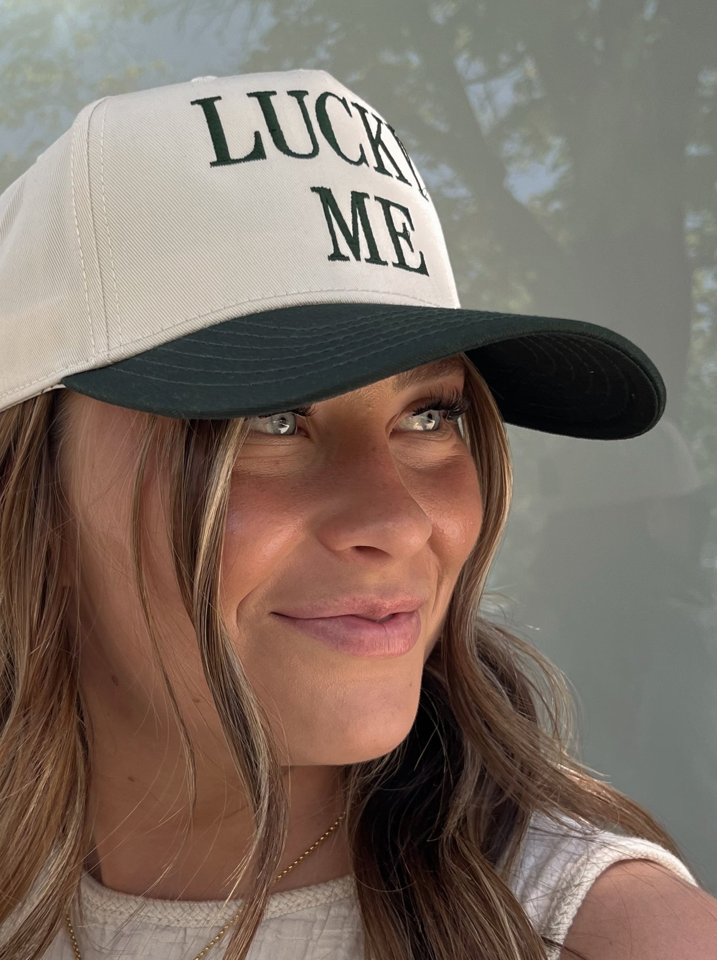 LUCKY ME trucker hat